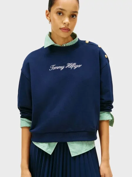 Світшот Tommy Hilfiger синій