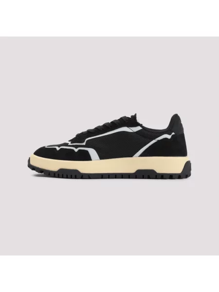 Sneakersy Autry zamszowe z siateczki czarne