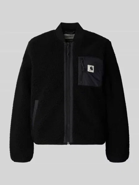 Carhartt Wip Kurtka Z Futerkiem Janet schwarz Carhartt Work In Progress czarna
