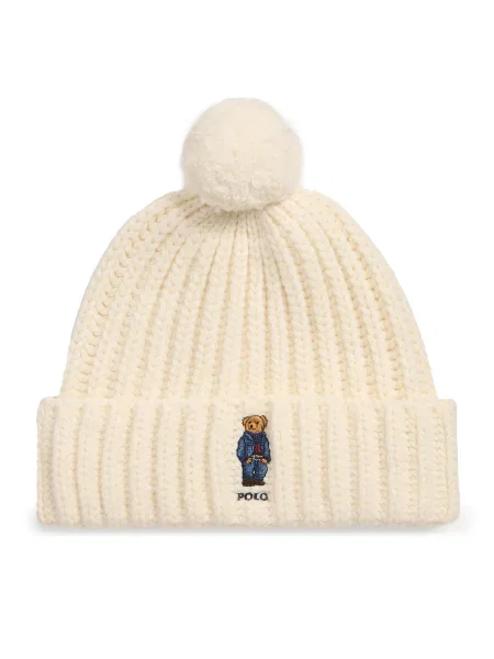 Шапка Polo Ralph Lauren бежевая