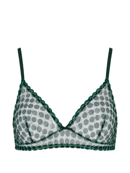 Sutien Laura Urbinati cu buline din tul verde