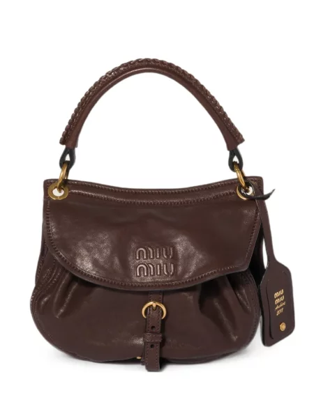 Geantă Miu Miu din piele maro