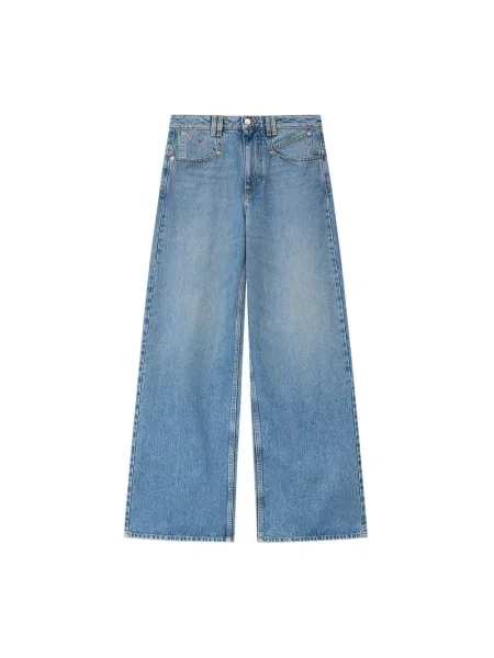 Spodnie Isabel Marant niebieskie