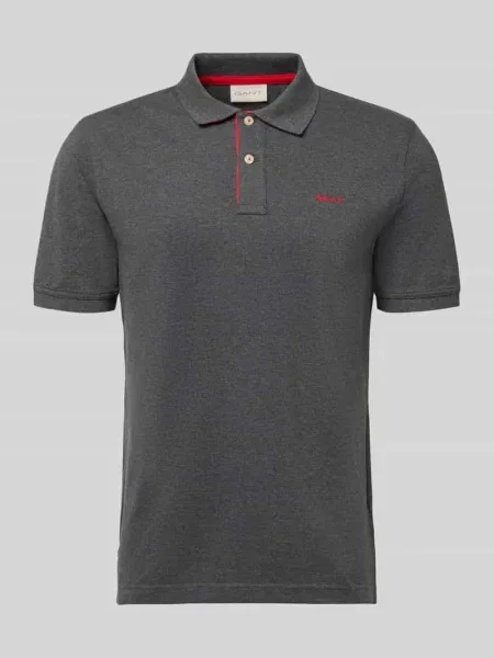Koszulka polo o kroju regular fit z wyhaftowanym logo Gant