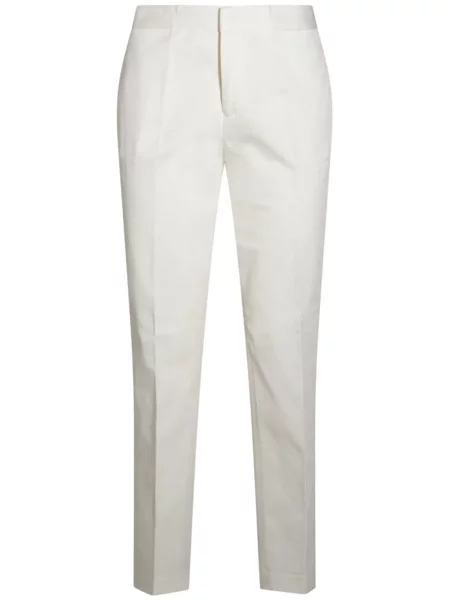 Pantaloni Fabiana Filippi stretch alb