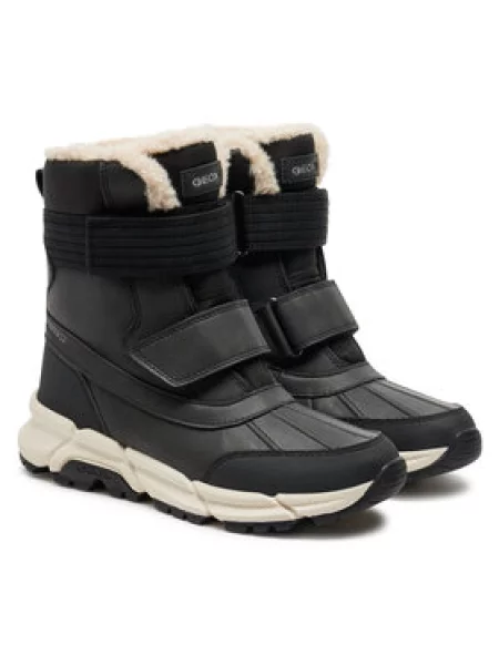 Geox Snehule J Flexyper Plus Boy S čierna