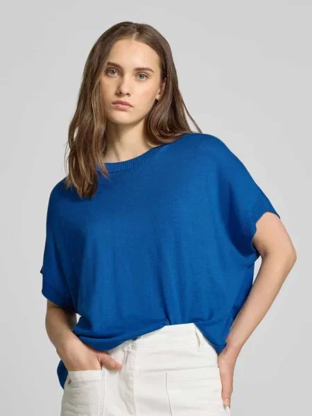 Bluza z krótkim rękawem Juvia błękitna