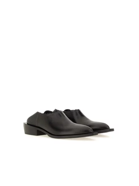 Klapki Moschino wsuwane czarne