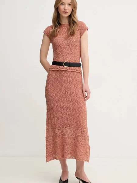 Hoss Intropia spódnica maxi ołówkowa pomarańczowy