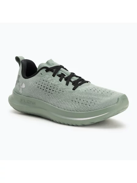 Under Armour Velociti 4 silica green/silica green/metallic silver мъжки обувки за бягане зелено