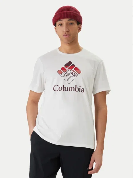 Columbia Tricou Graphic alb