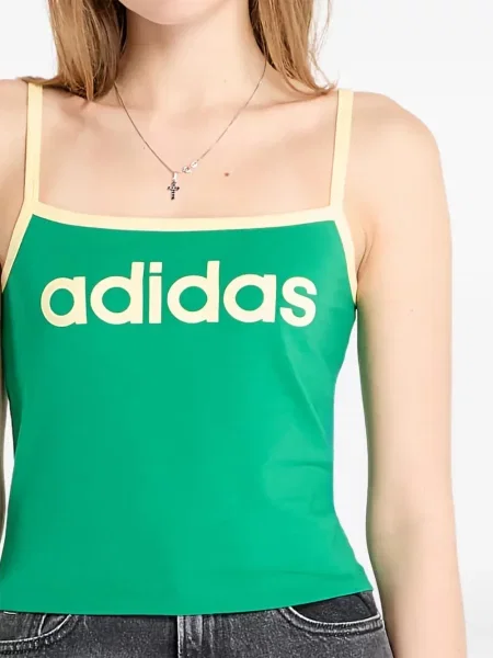 Бягане тениска Adidas с леопардов принт от джърси черно