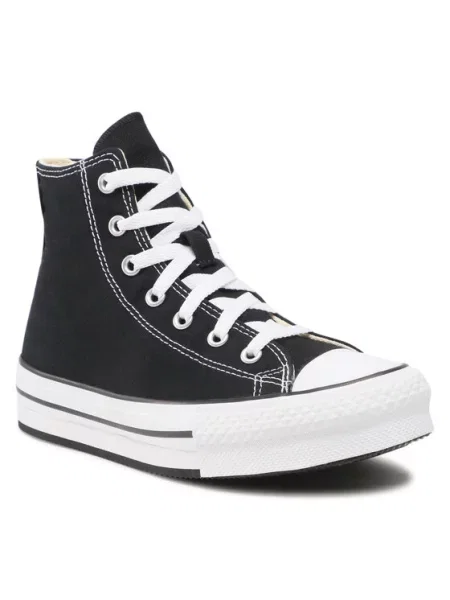 Converse Plátěnky Ctas Eva Lift Hi černá