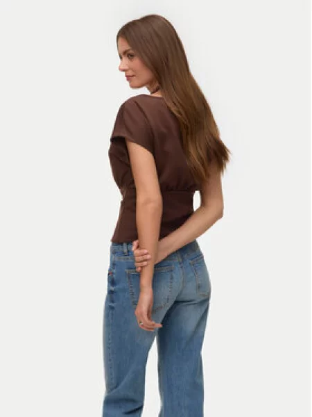 Vero Moda Blúz Smilla Sötétbarna