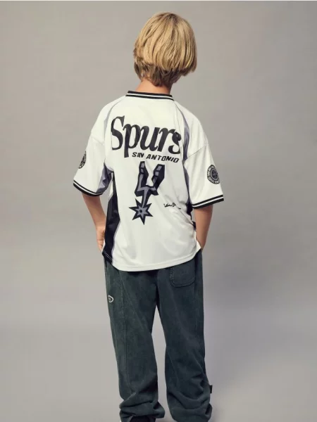 Reserved Tricou San Antonio Spurs NBA alb