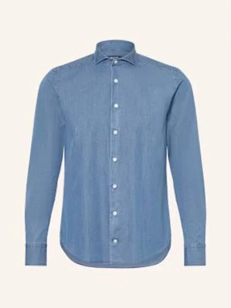 Olymp Signature Košile Signature Tailored Fit modrá