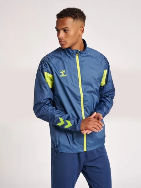 Kurtka Hummel hmllead hmlPRO training /windbreaker niebieska