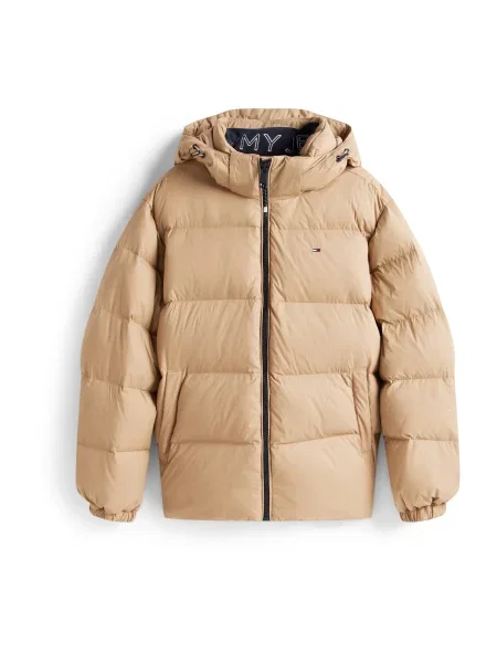 Tommy Jeans Geacă din puf Essential bej