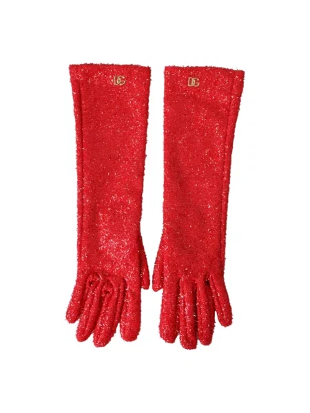 Rękawiczki Dolce And Gabbana czerwone