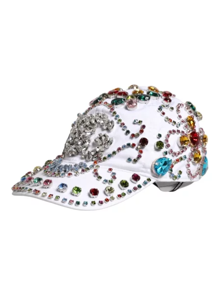 Czapka z daszkiem Dolce And Gabbana biała