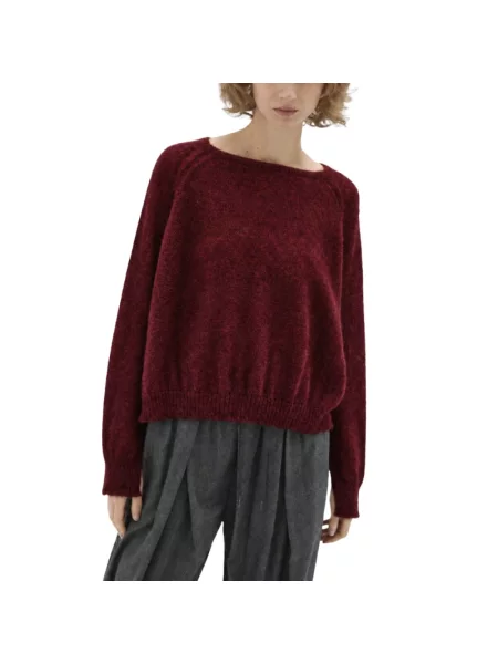 Sweter Phisique Du Role z alpaki fioletowy