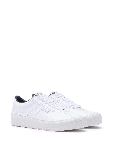 Sneakerși Lanvin din piele alb