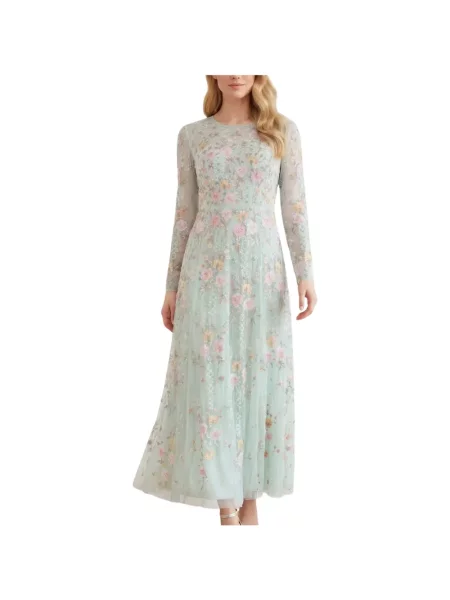 Lung rochie Needle & Thread verde