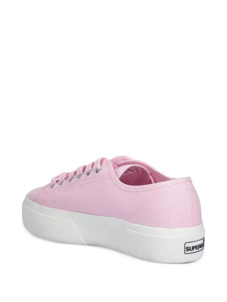 Sneakerși Superga cu platformă roz