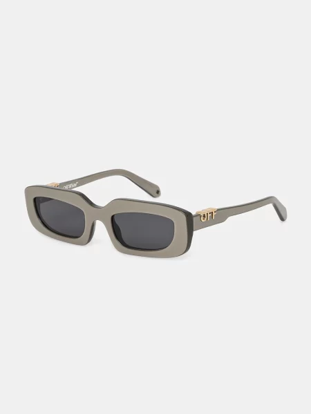Off-White ochelari de soare gri alb