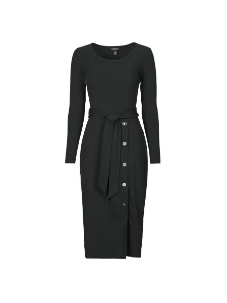 Rochie maxi Lauren Ralph Lauren cu mâneci lungi lungă de costum