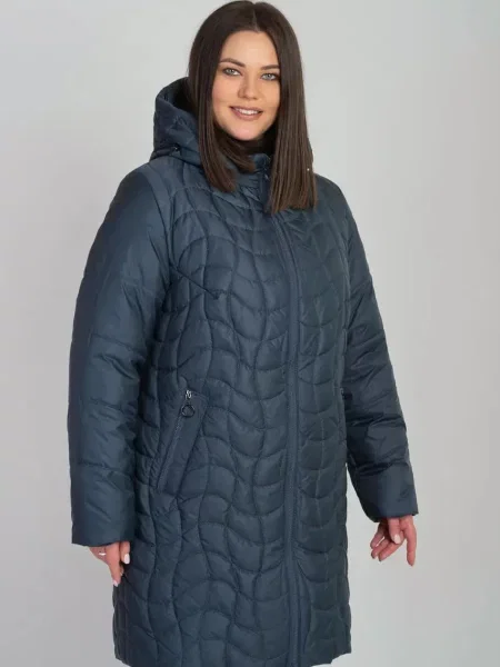 Классическая демисезонная куртка City Fashion Classic бирюзовый