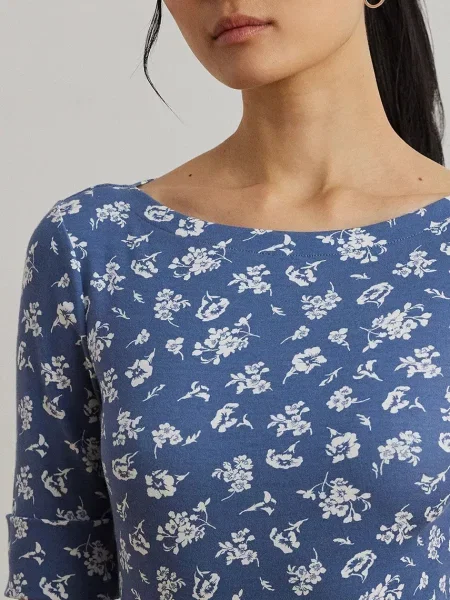 Lauren Ralph Lauren t-shirt niebieski