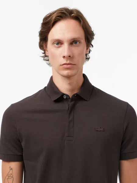 Поло Lacoste коричневое