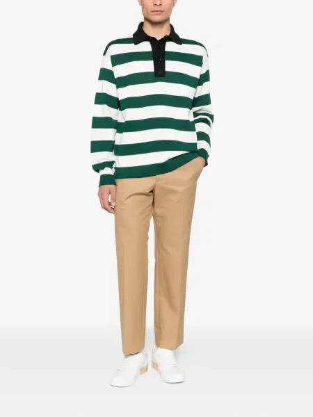 Ριγέ polo Gucci πράσινο