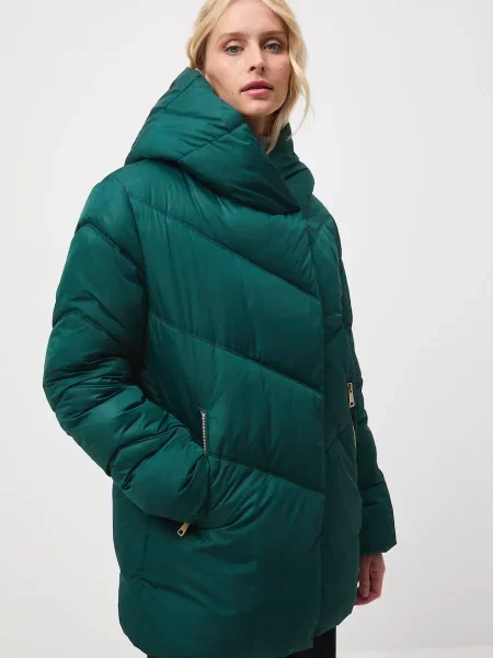 Medicine kurtka zimowa oversize zielony