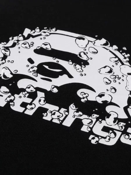 Długa bluza Kesi w kolorze melanż ocieplana czarna