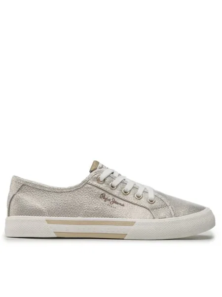 Ниски кецове Pepe Jeans BRADY златисто