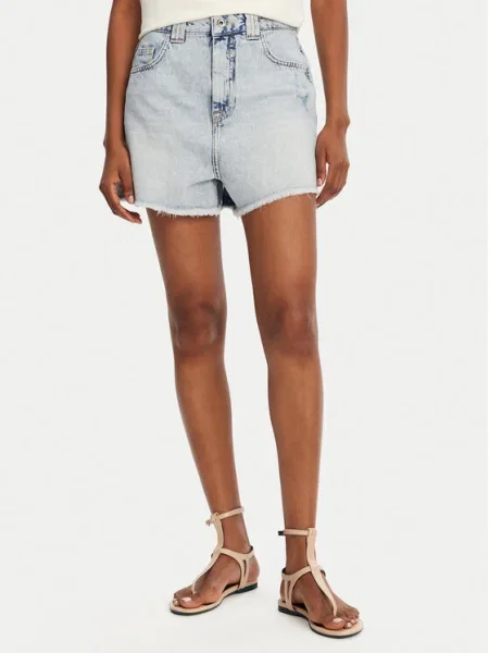 Patrizia Pepe Pantaloni scurți de blugi albastru