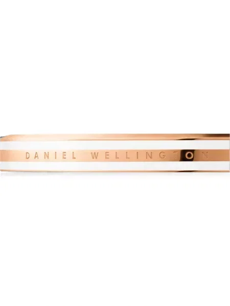 Brăţară Daniel Wellington cu dungi cu autograf roz