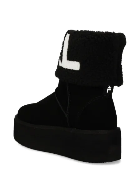 Termic botine Karl Lagerfeld cu platformă negru