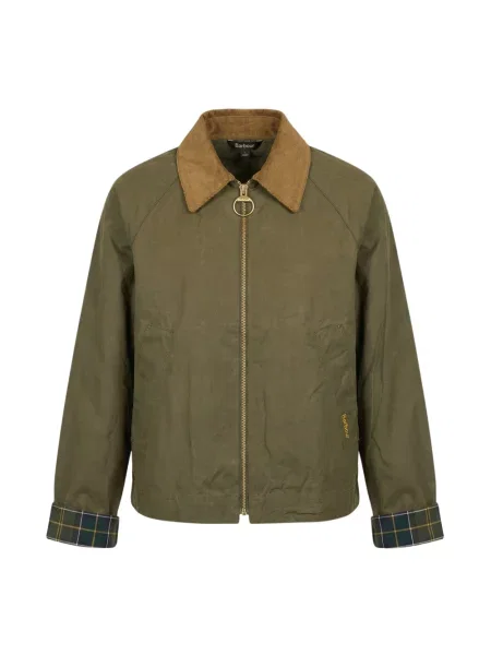 Woskowany kurtka Barbour casual zielona