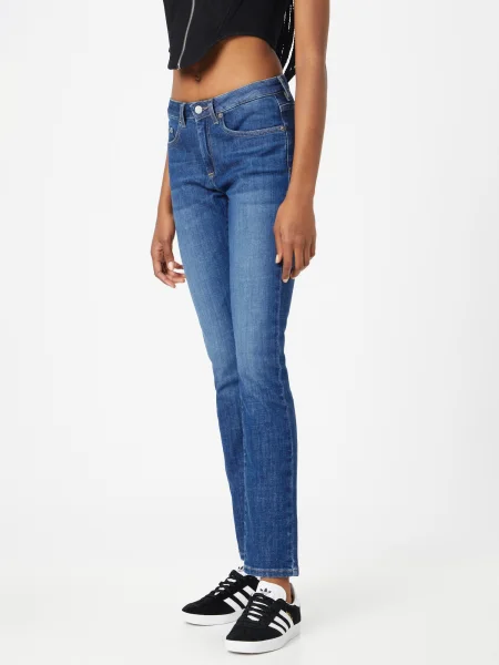 MUD Jeans Jeans Faye Straight denim albastru