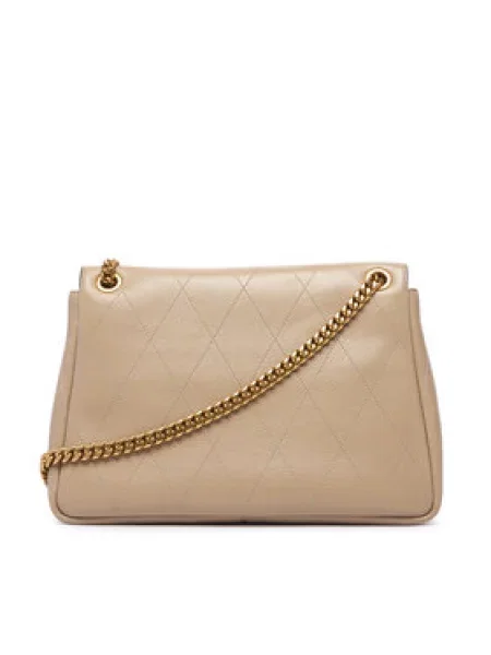 Tory Burch Rankinė Charlie Quilted Shoulder Bag Kreminė
