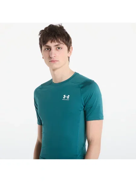 Tricou Under Armour HG Armour Comp SS Tee Green XS verde