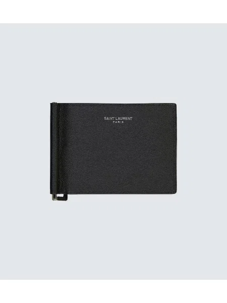 Portofel Saint Laurent din piele negru