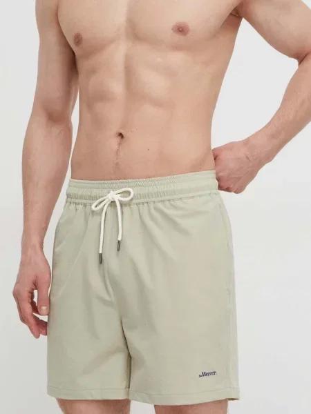 Плувни шорти Mercer Amsterdam The Swimtrunk зелено