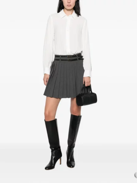 Cu centură rochie midi Liu Jo gri