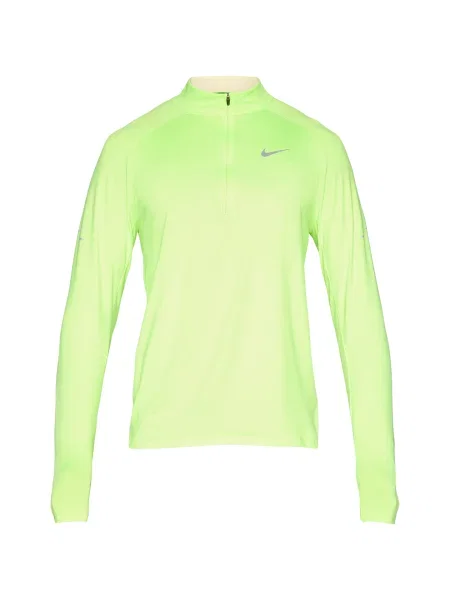 NIKE Funkcionalna majica Stride neonsko / srebrna zelena