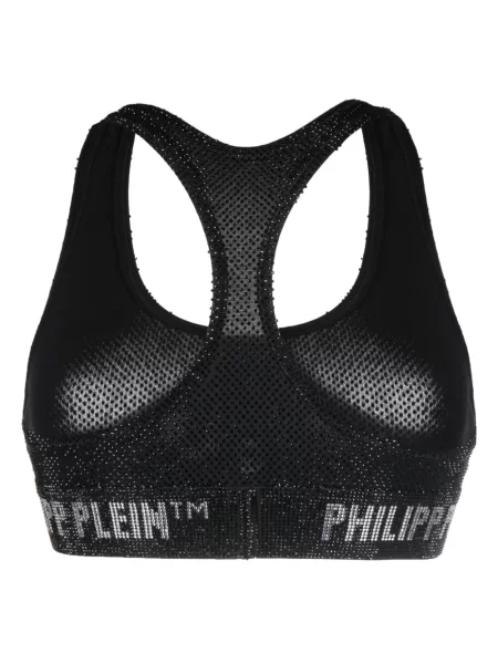 Liemenėlė Philipp Plein su kristalais juoda