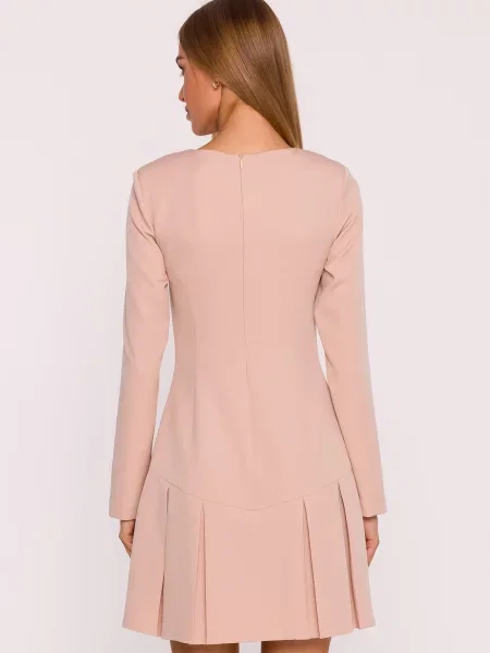 Rochie mini Made Of Emotion eleganta bej